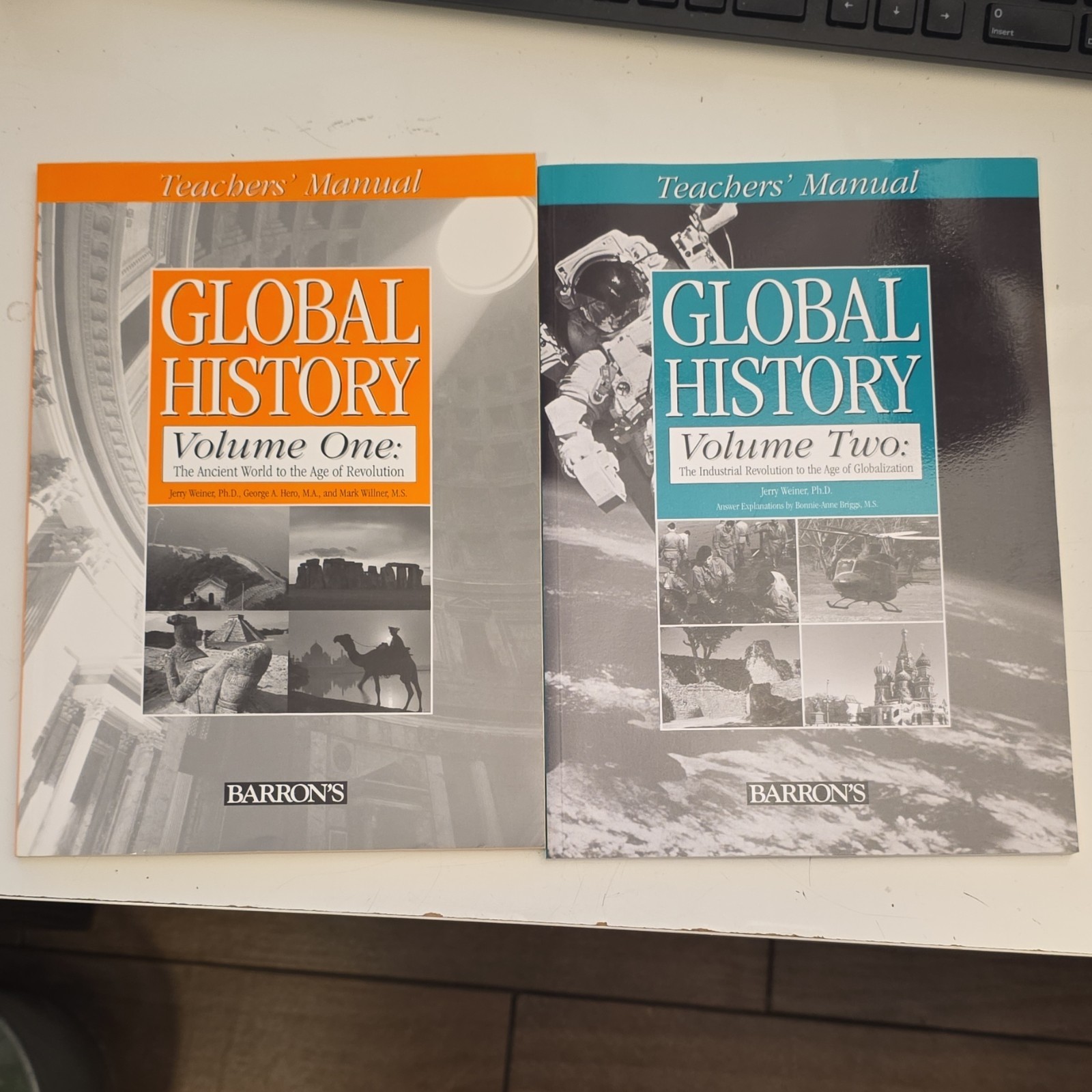Barron&rsquo;s Global History Teacher&rsquo;s Manual Teacher&rsquo;s Edition Vol 1-2 Weiner