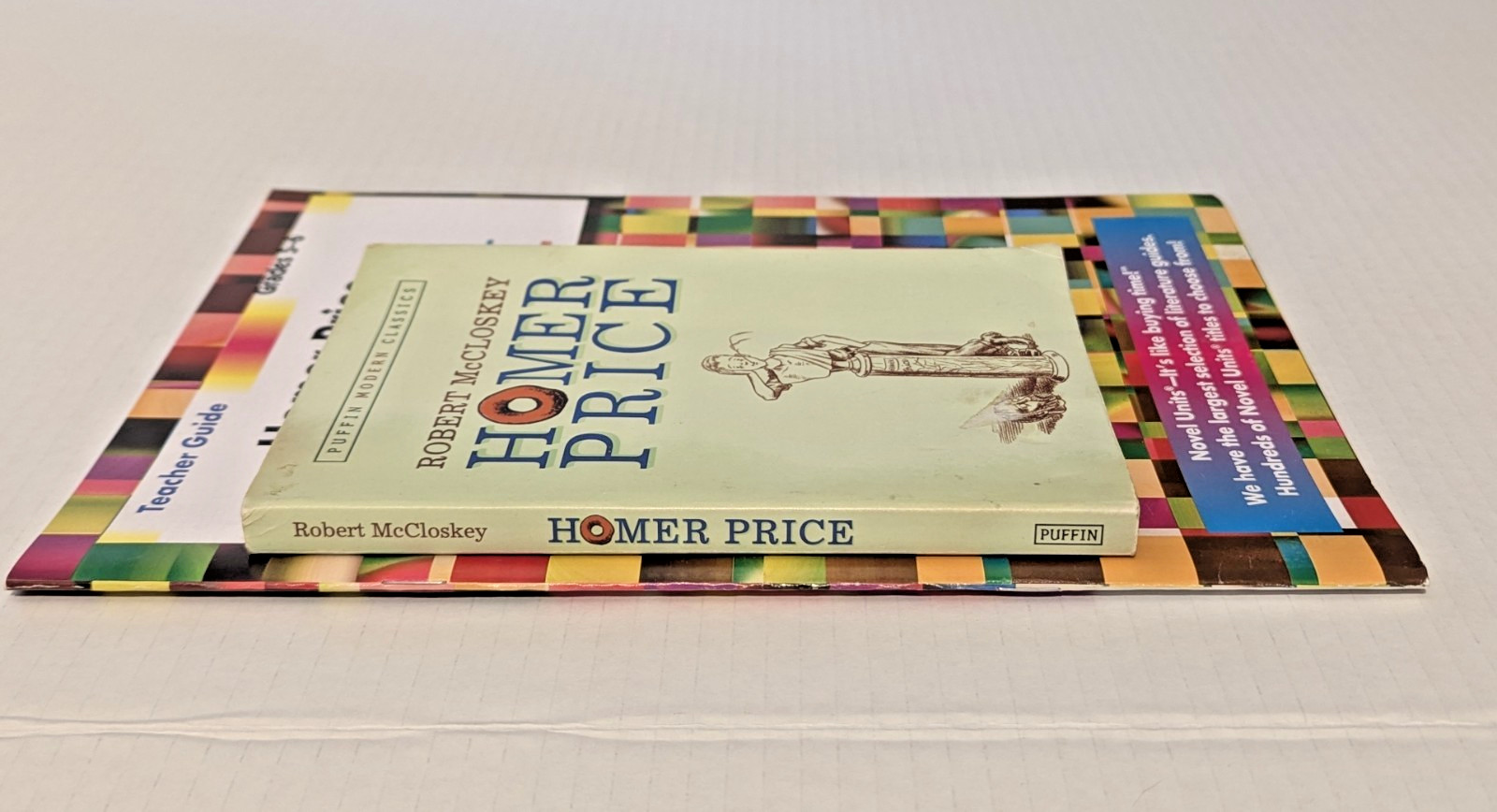 Homer Price by Robert McCloskey NOVEL UNITS Teacher Guide & Book Gr 5-6
