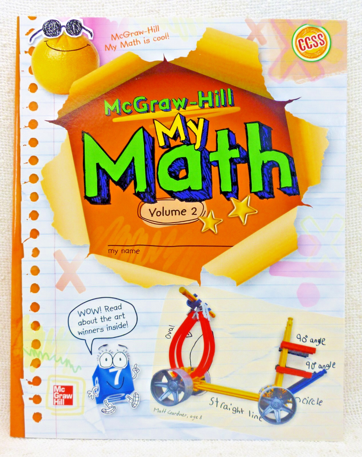 McGraw-Hill My Math Grade 3 Student Edition Vol 2 Elementary Math Connects NEW