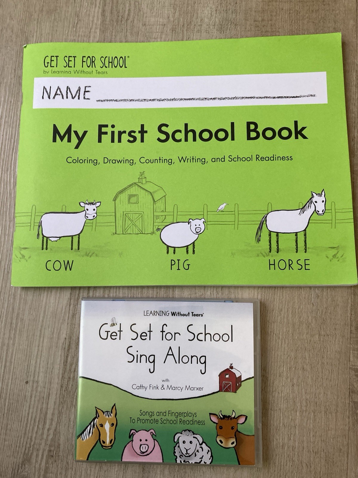 Learning Without Tears: My First School Book , Sing Along CD, Get Set for School
