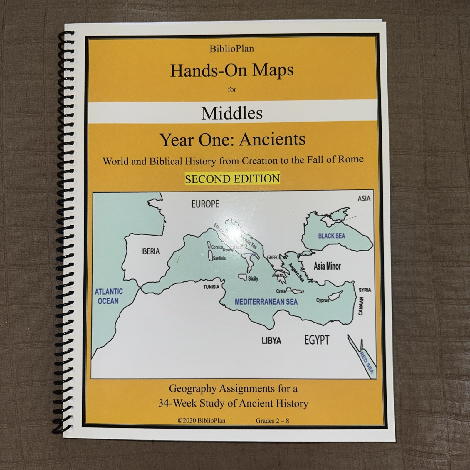 BiblioPlan Hands-On Maps For Middles 2nd Ed. Year One: Ancients