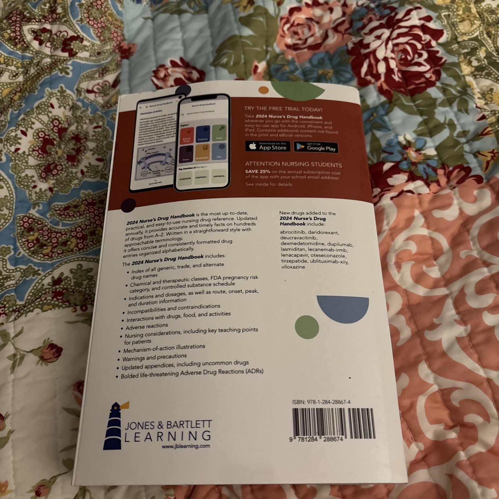 2024 Nurse&rsquo;s Drug Handbook – Paperback, by Jones & Bartlett Learning – Very Good