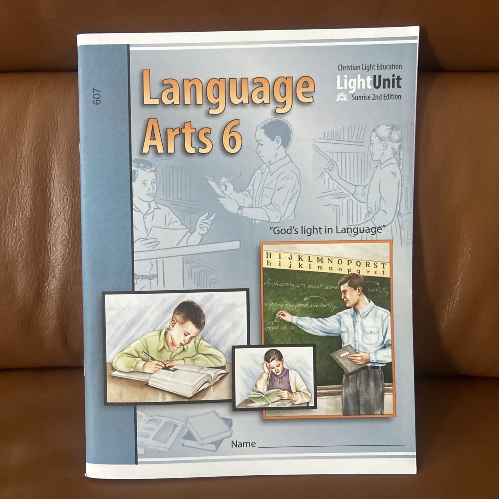 Language Arts 6 Christian Light Education 607 Textbook 2nd Edition ~ NEW