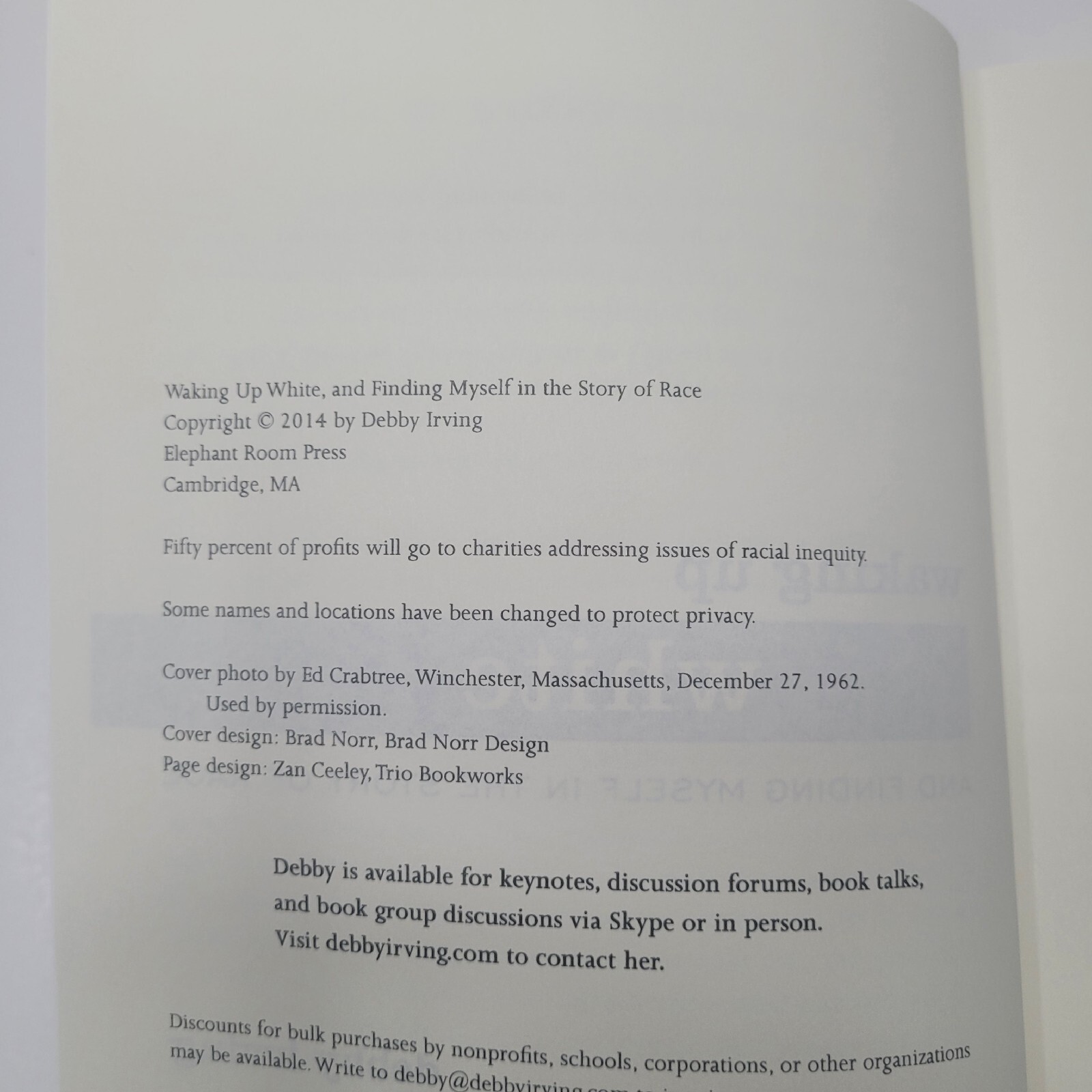 « Waking Up White And Finding Myself In The Story Of Race » by Debby Irving