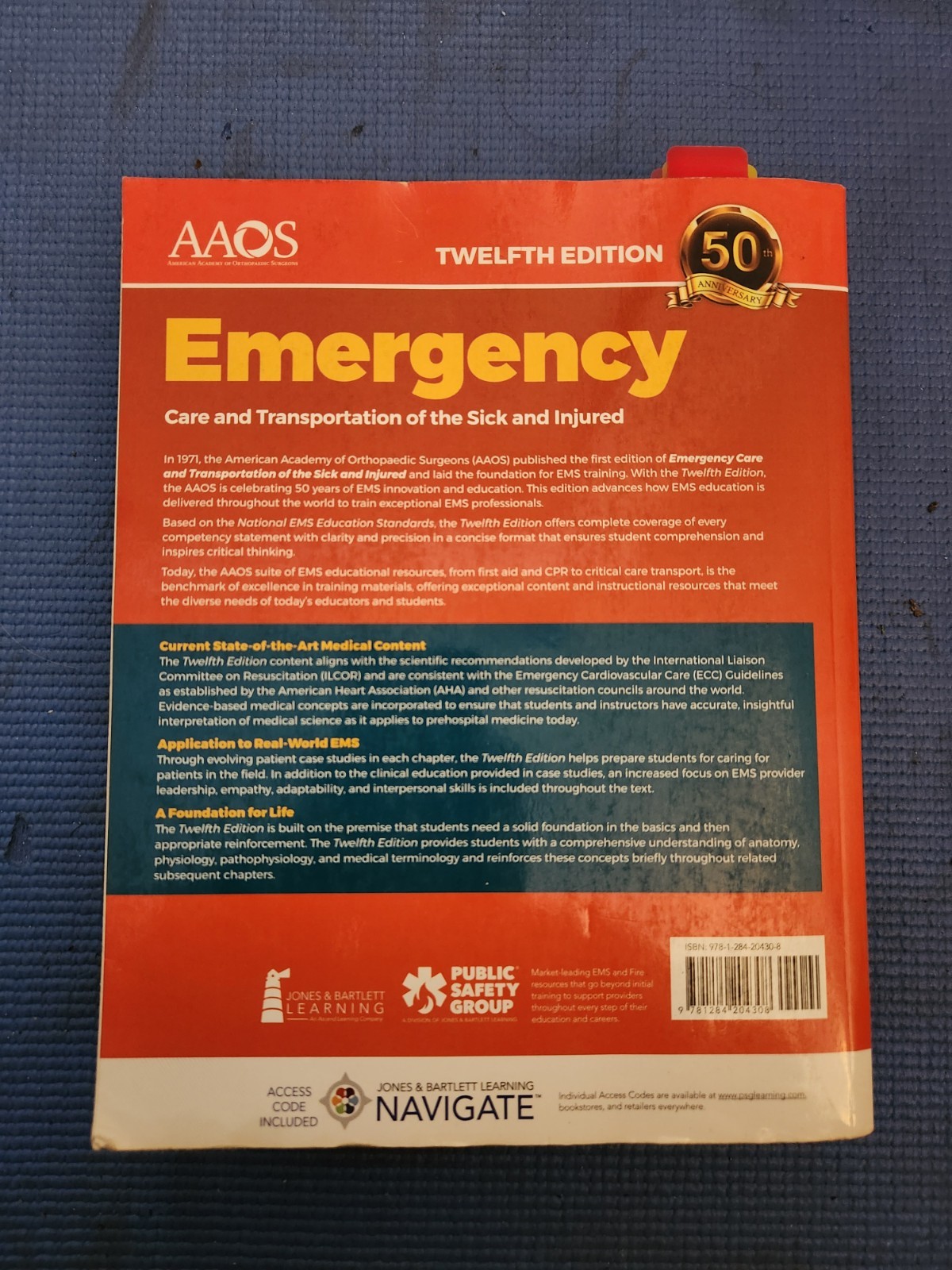 AAOS Emergency Care And Transportation Of Sick And The Injured 12th Edition