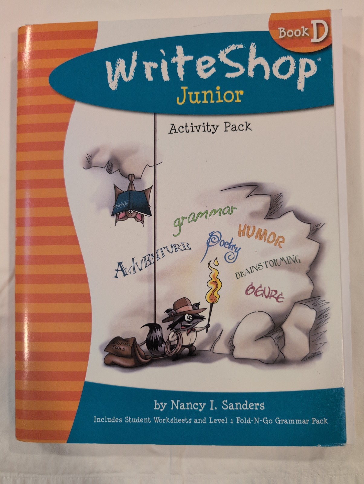 WriteShop Book D Teacher Guide Spiral Bound VG + Bonus pages from Activity Book+