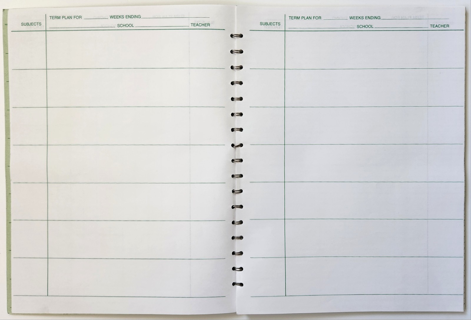 Teacher&rsquo;s Lesson Planner Record Book Kurtz Bros. 1977 Modern Plan Book Vintage