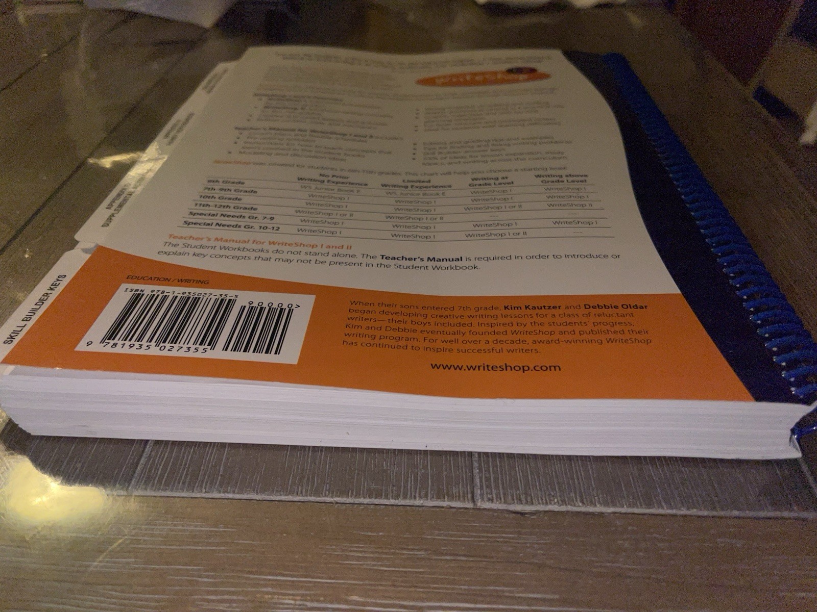WriteShop I/II Teacher&rsquo;s Manual 4th Ed Spiral Bound by Kautzer & Oldar