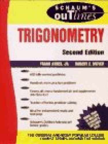 Schaum&rsquo;s Outline of Trigonometry – Paperback, by Robert E. Moyer; – Very Good