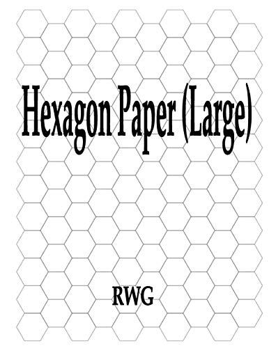 Hexagon Paper (Large): 50 Pages 8.5&Prime; X 11&Prime;
