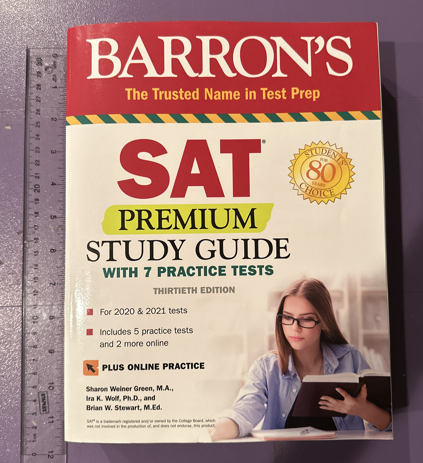 Barron&rsquo;s Test Prep Ser.: SAT Premium Study Guide with 7 Practice Tests by Ira K.