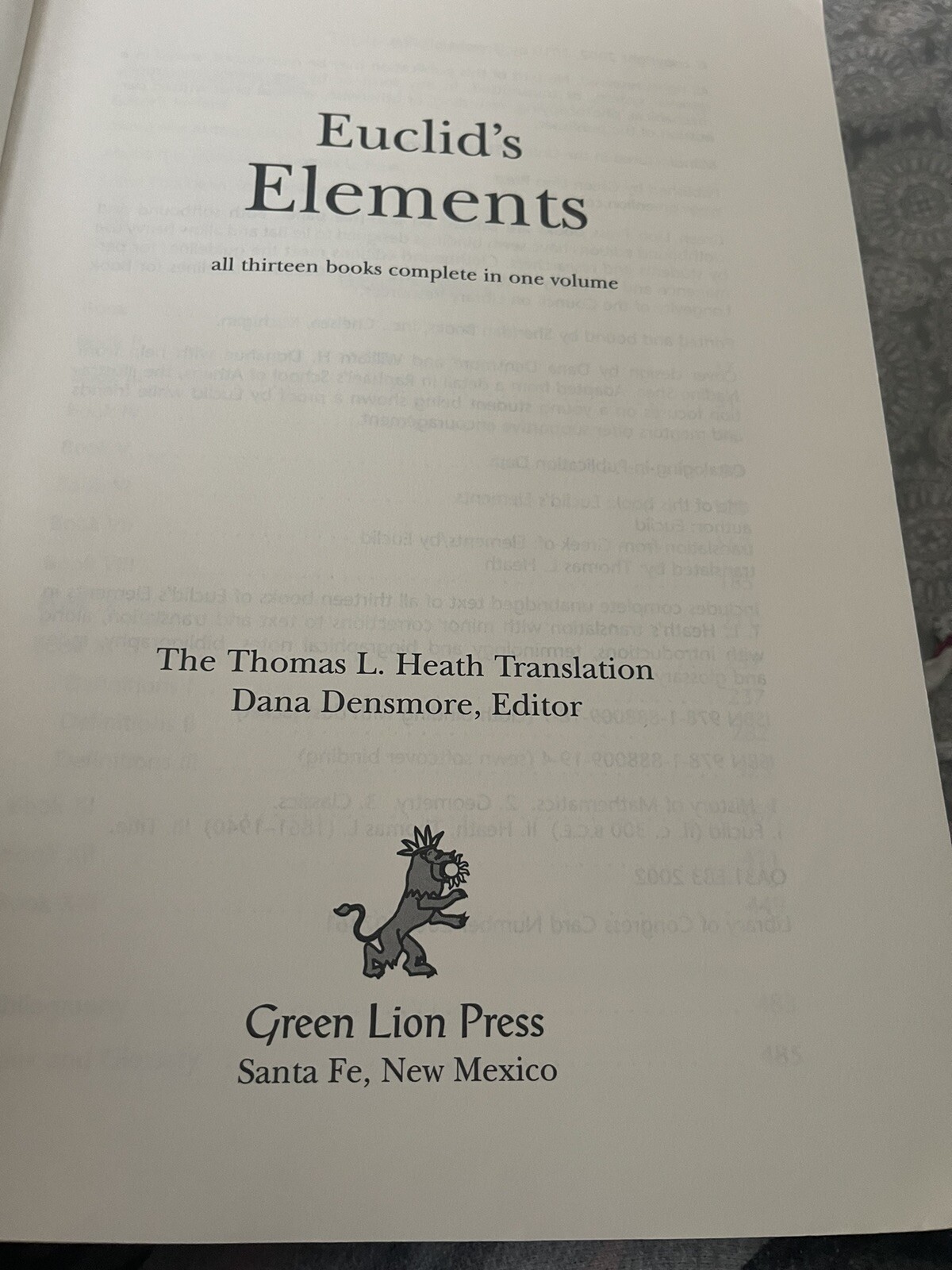 Euclid&rsquo;s Elements by Euclides (2002, Trade Paperback)