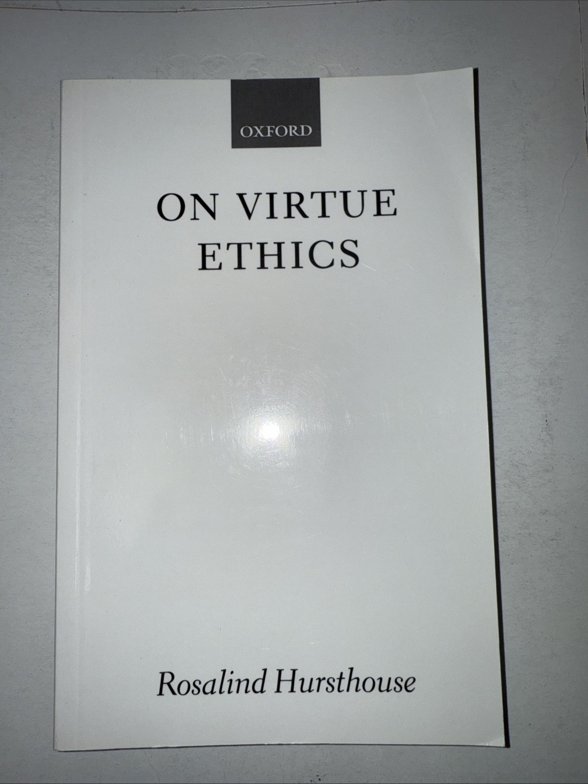 On Virtue Ethics by Rosalind Hursthouse (2002, Uk-Trade Paper)