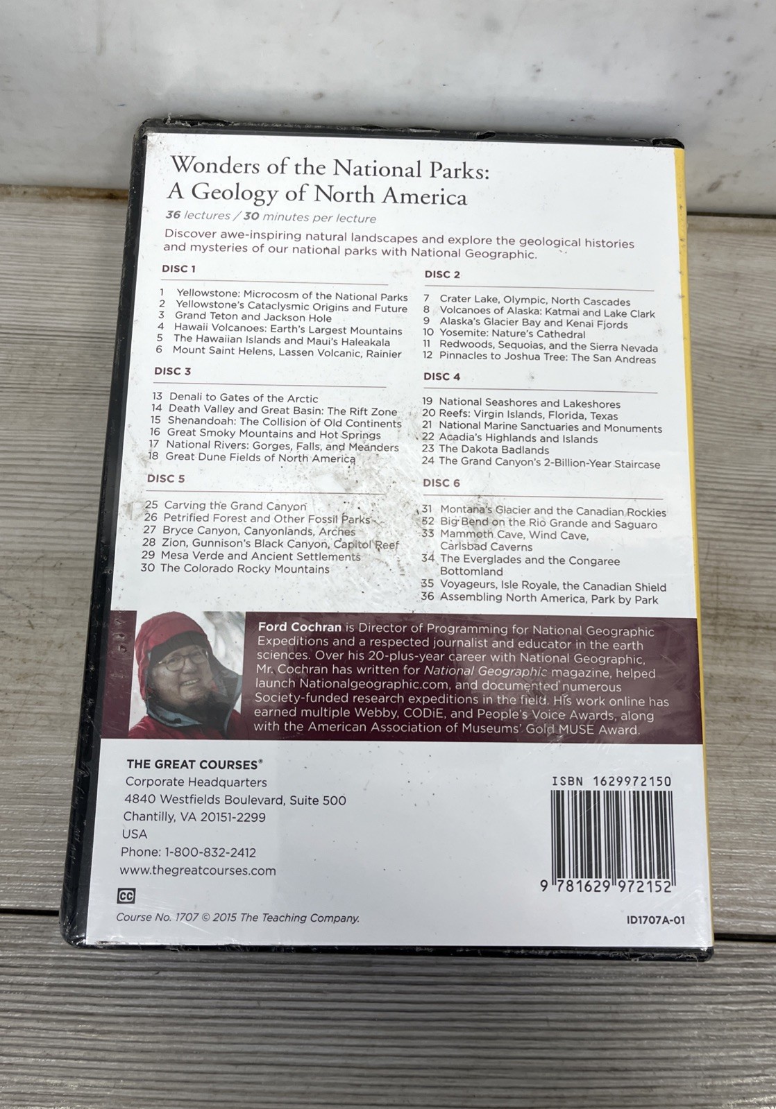 Great Courses Wonders of the National Parks Geology North America Ford Cochran