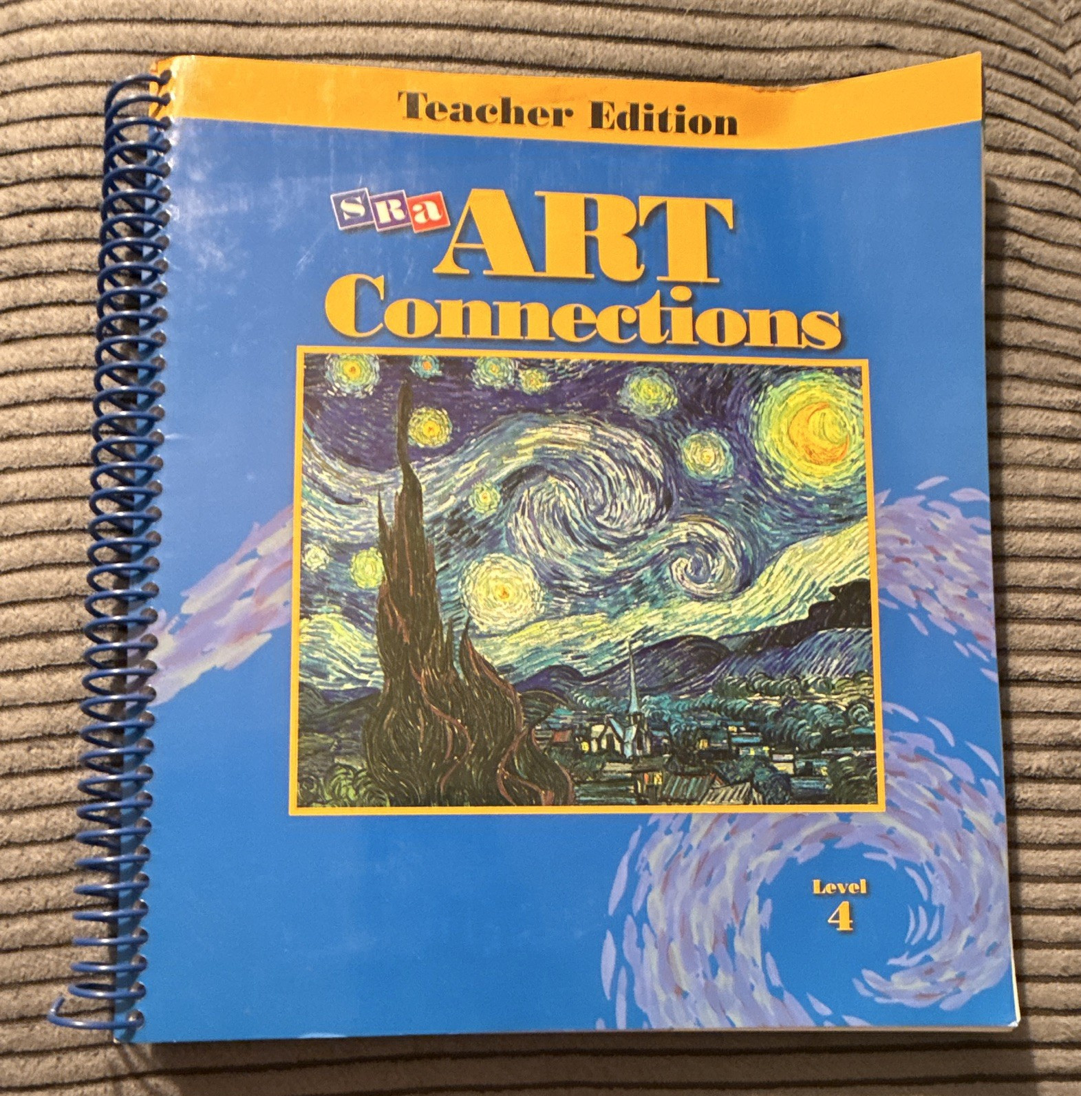 Art Connections Level 4 SRA/McGraw-Hill Teacher&rsquo;s Ed Spiral Bound 1998 Very Good
