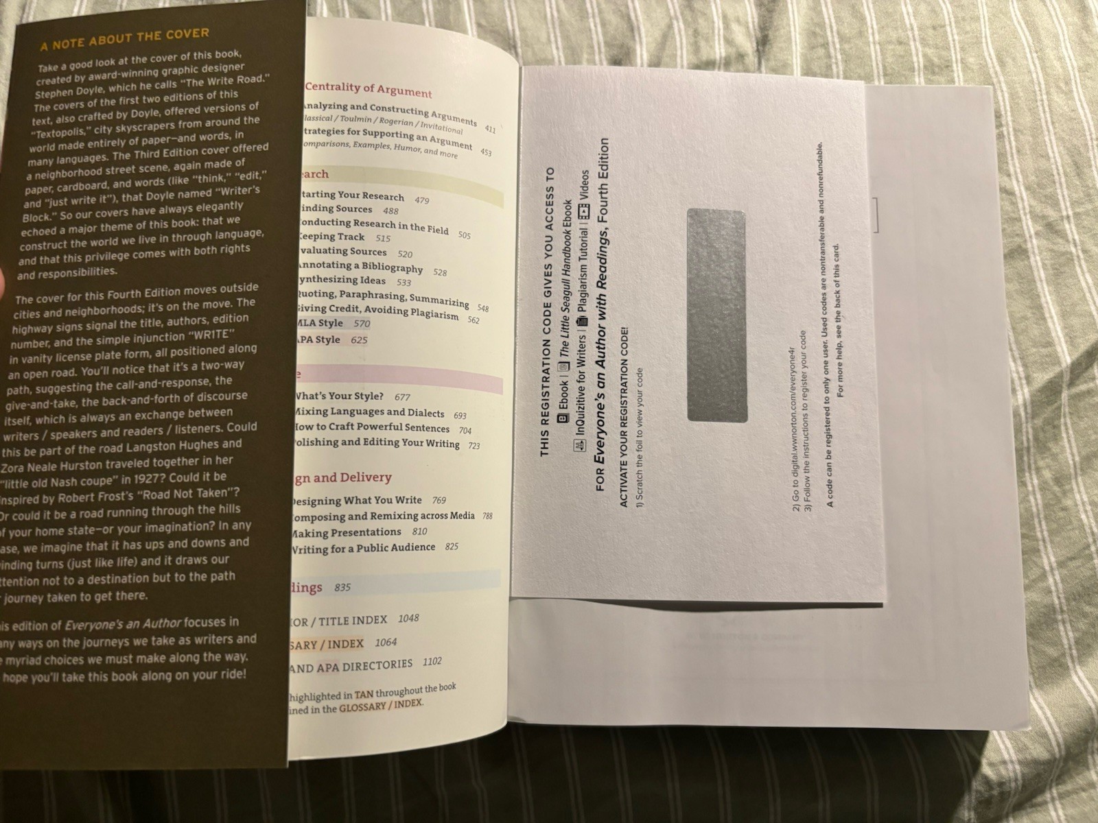 Everyone&rsquo;s an Author with Readings 4th Edition by Lunsford et al w/ access code