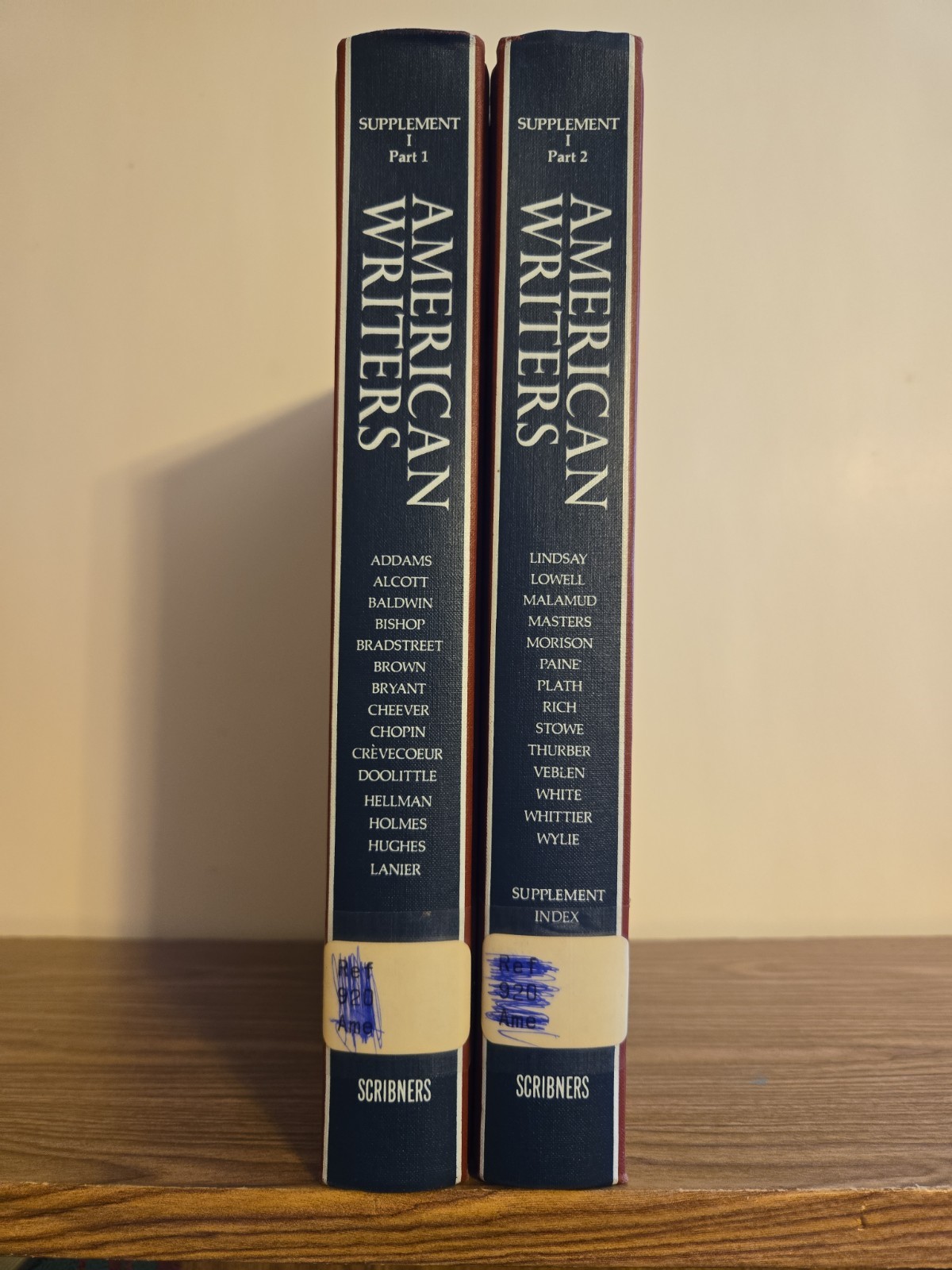 American Writers Series: Supplement I, Parts 1 & 2b (Scribner&rsquo;s)