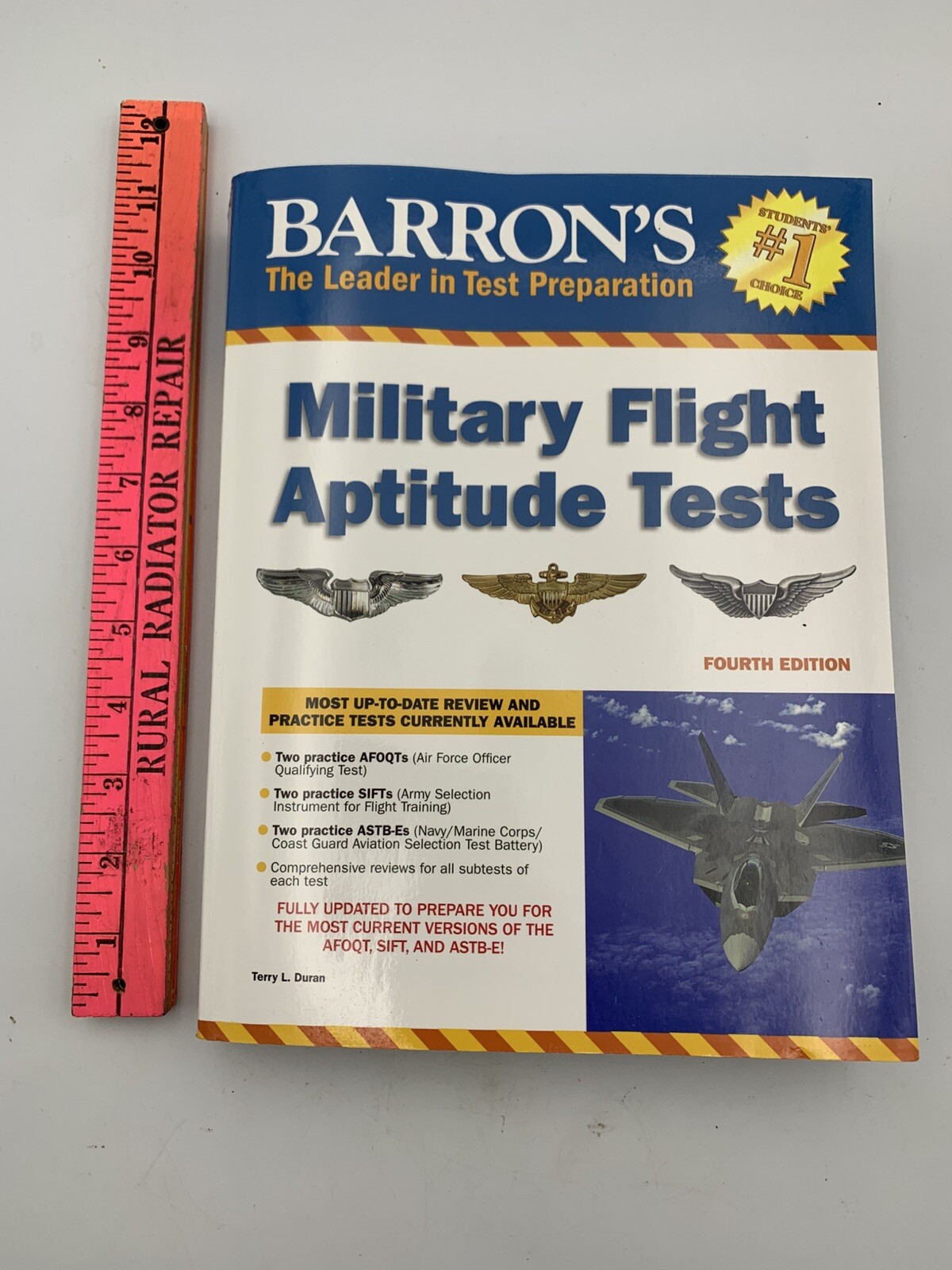 Barron&rsquo;s Test Prep Ser.: Military Flight Aptitude Tests Duran (2018, 4th Ed.)