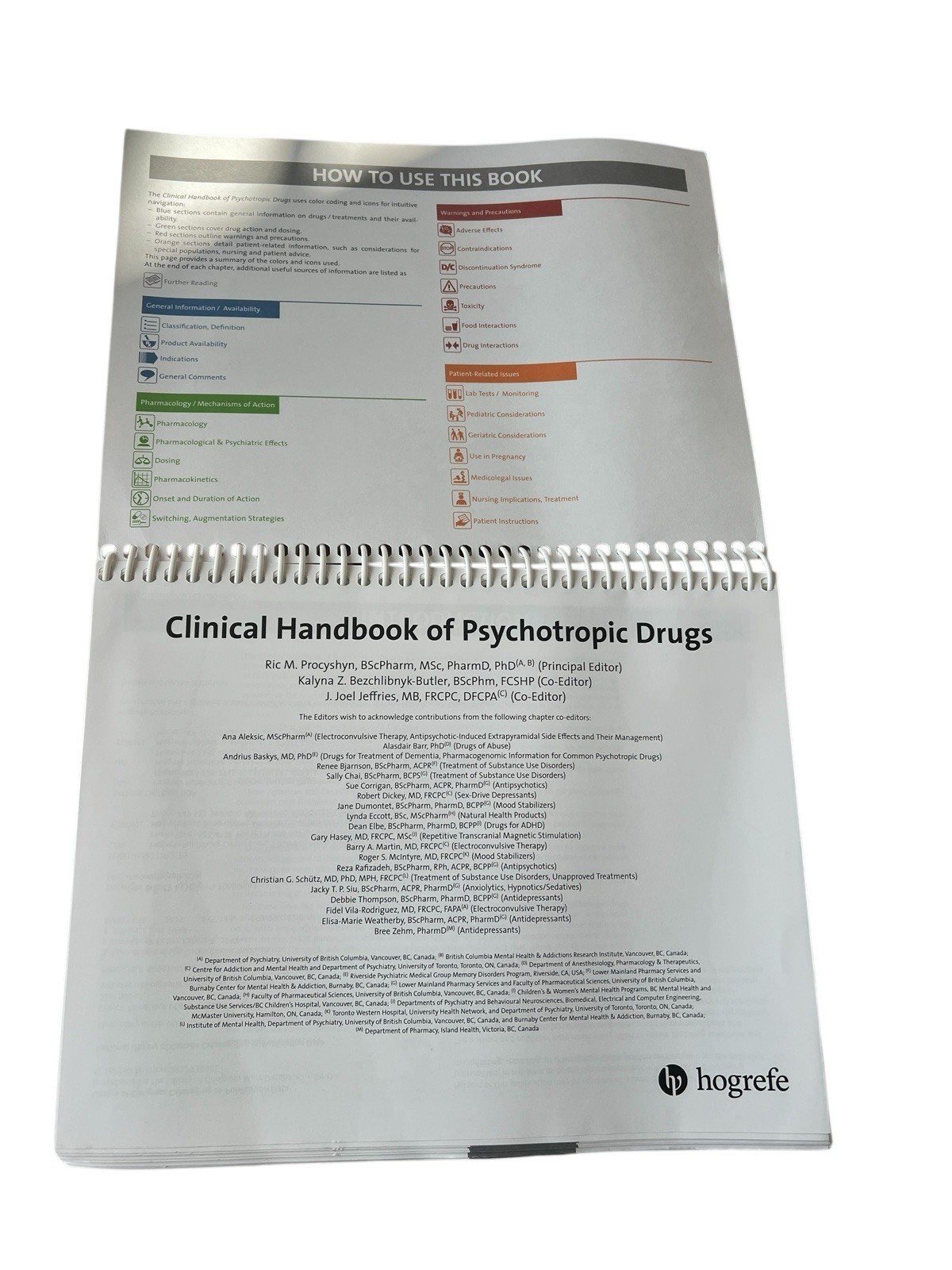 Clinical Handbook of Psychotropic Drugs 22nd Edition Spiral-bound