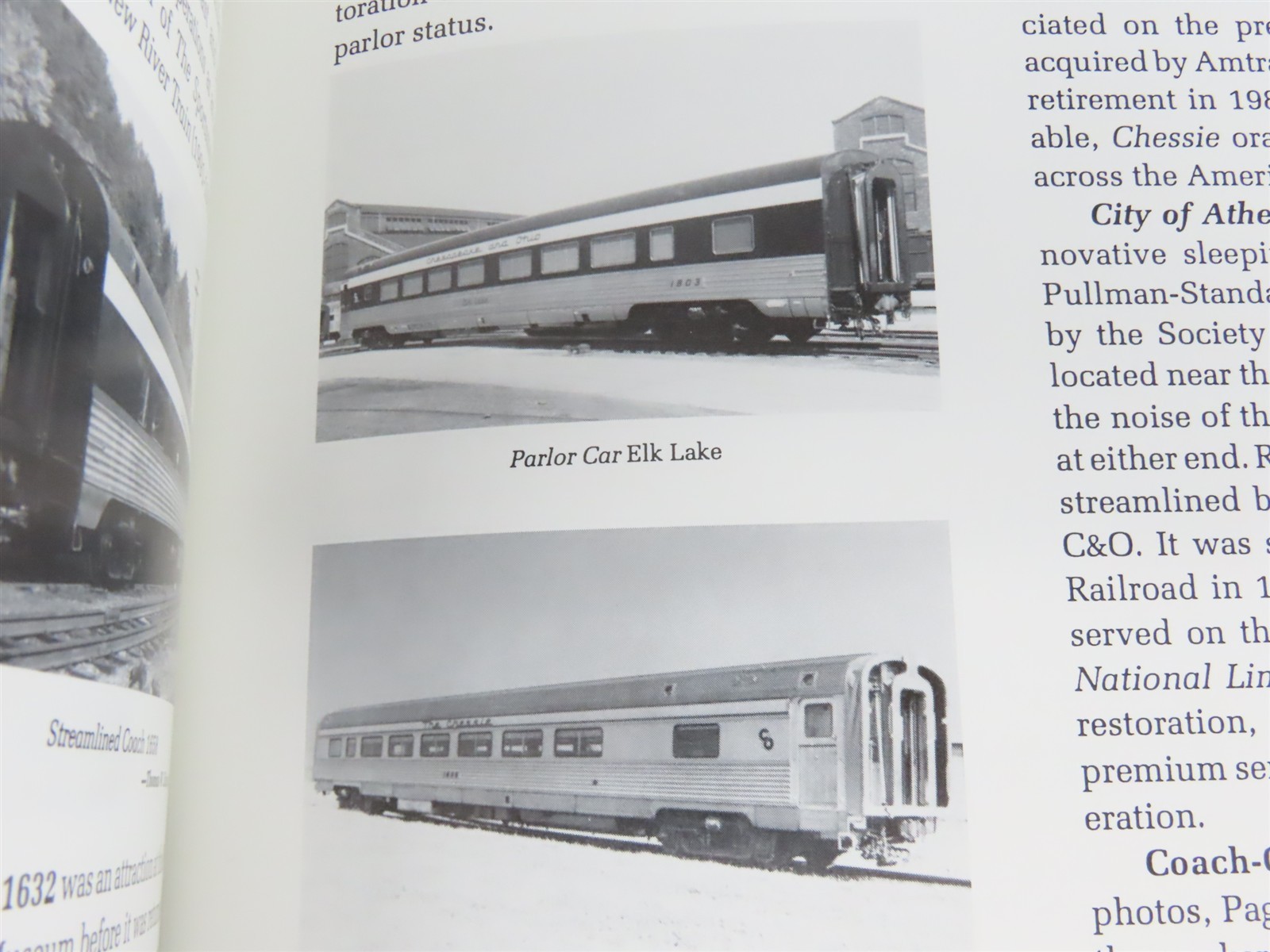 C&O Streamliners – Second to None Vol. 1: The Cars by Millard Â©1994 HC Book