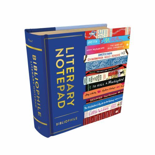 Chronicle Books Bibliophile Literary Notepad by