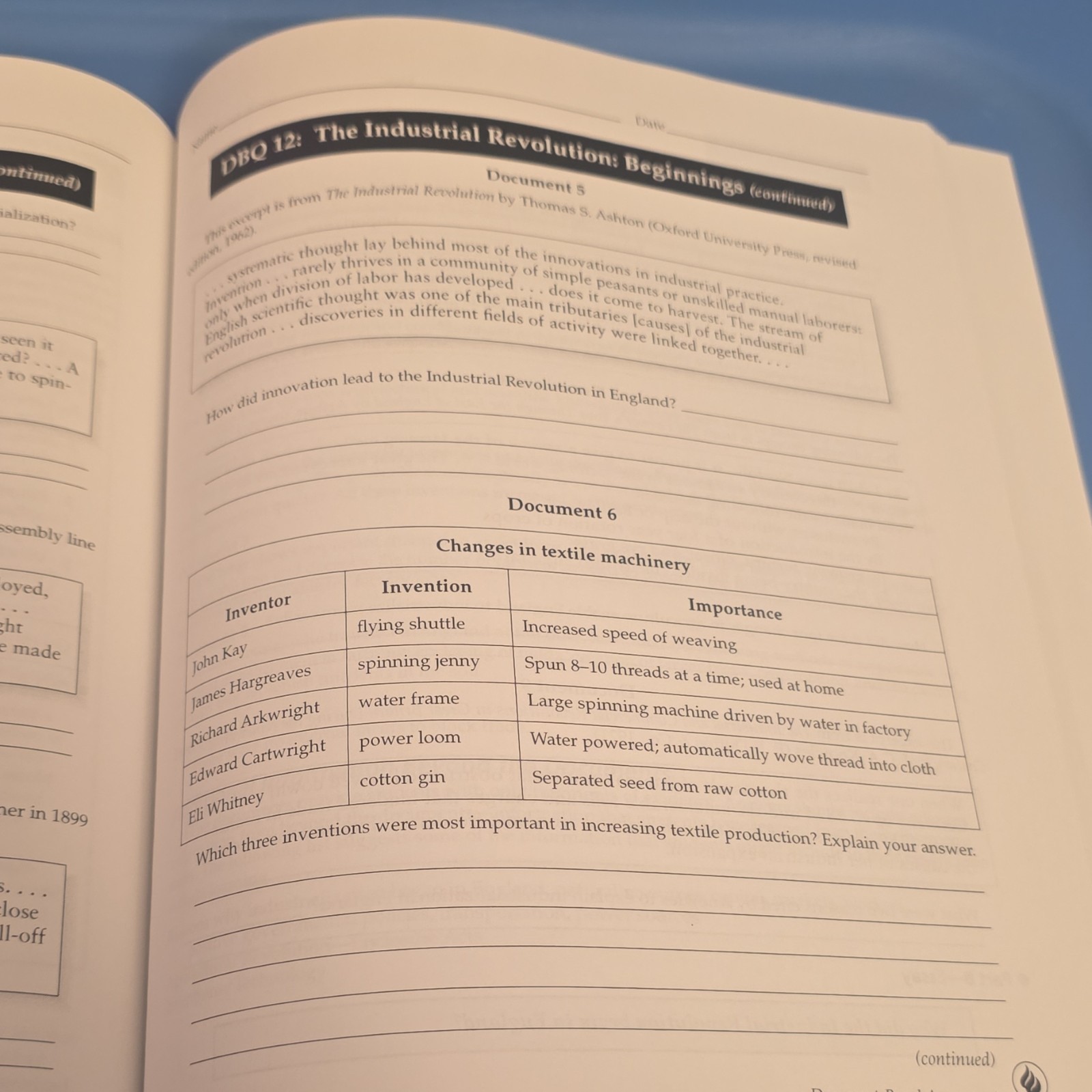 Walch Document-Based Assessment Activities Global History Classes PB Noonan 1999
