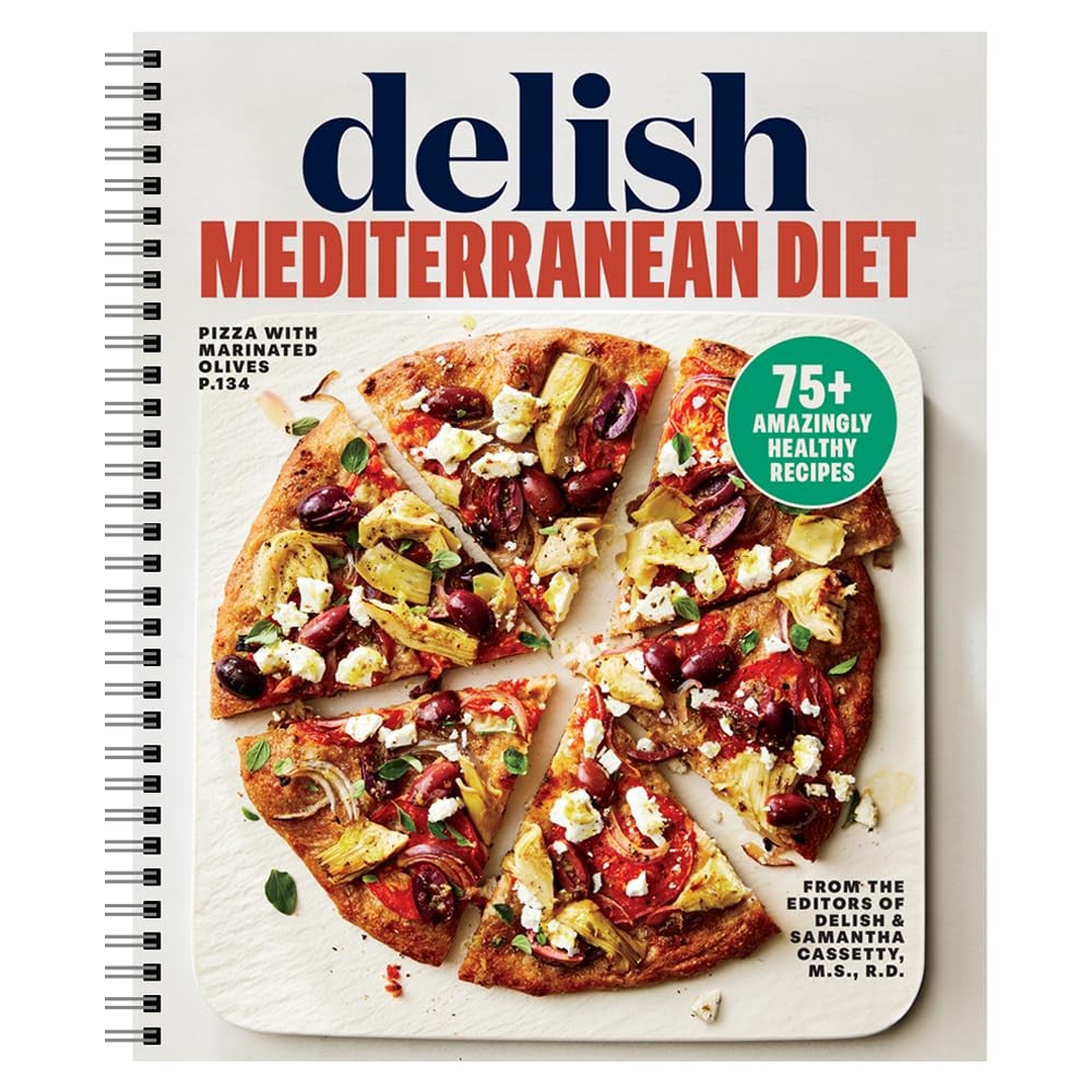 Delish Mediterranean Diet 75+ Amazingly Healthy Recipes