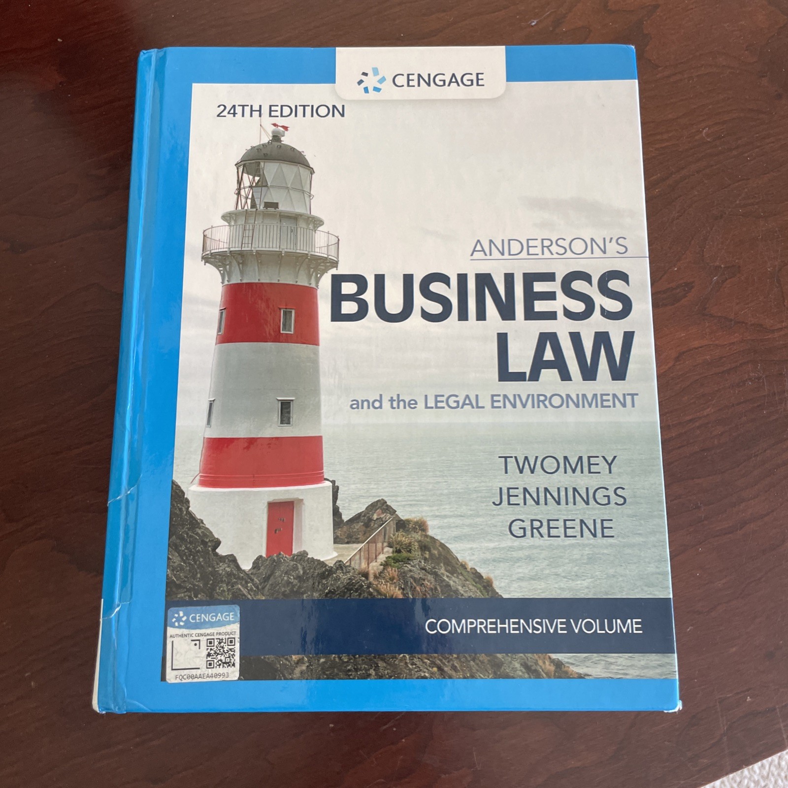 MindTap Course List Ser.: Anderson&rsquo;s Business Law and the Legal Environment 24th