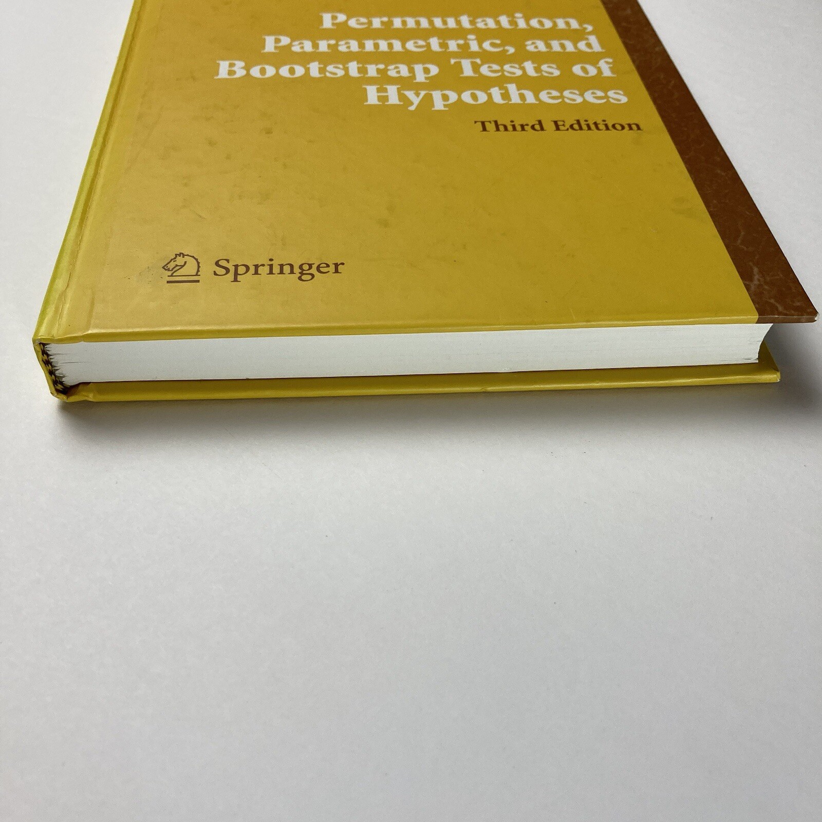 Permutation Parametric & Bootstrap Tests of Hypotheses Good Springer Hardcover