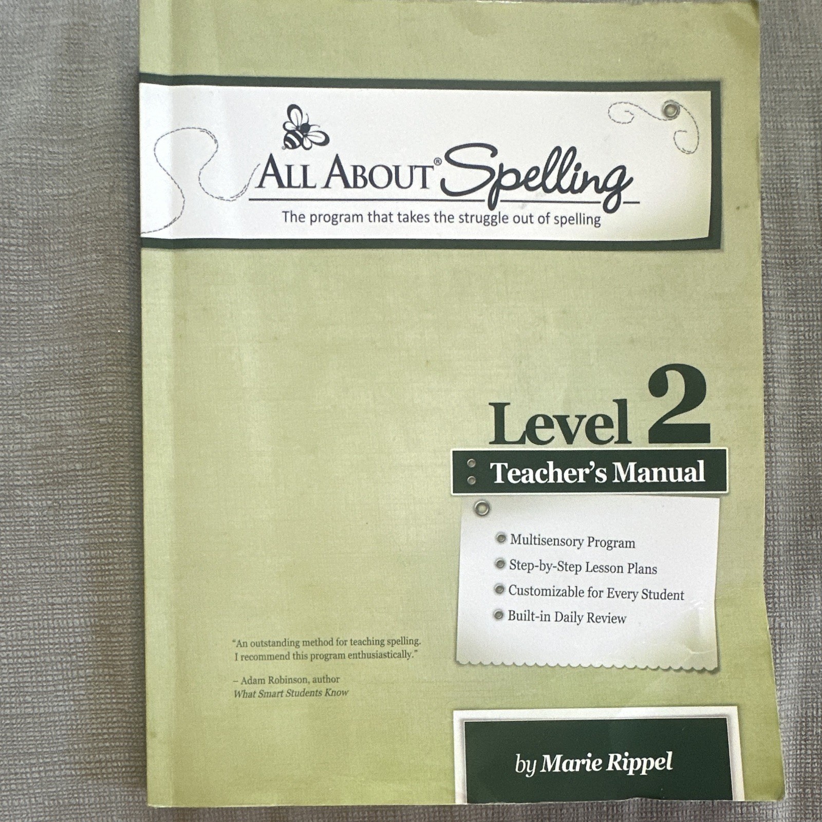 All About Spelling Level 2 Teacher&rsquo;s Manual Teacher&rsquo;s Edition by Marie Rippel