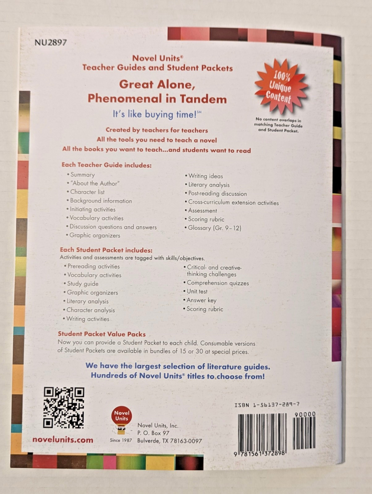 Homer Price by Robert McCloskey NOVEL UNITS Teacher Guide & Book Gr 5-6