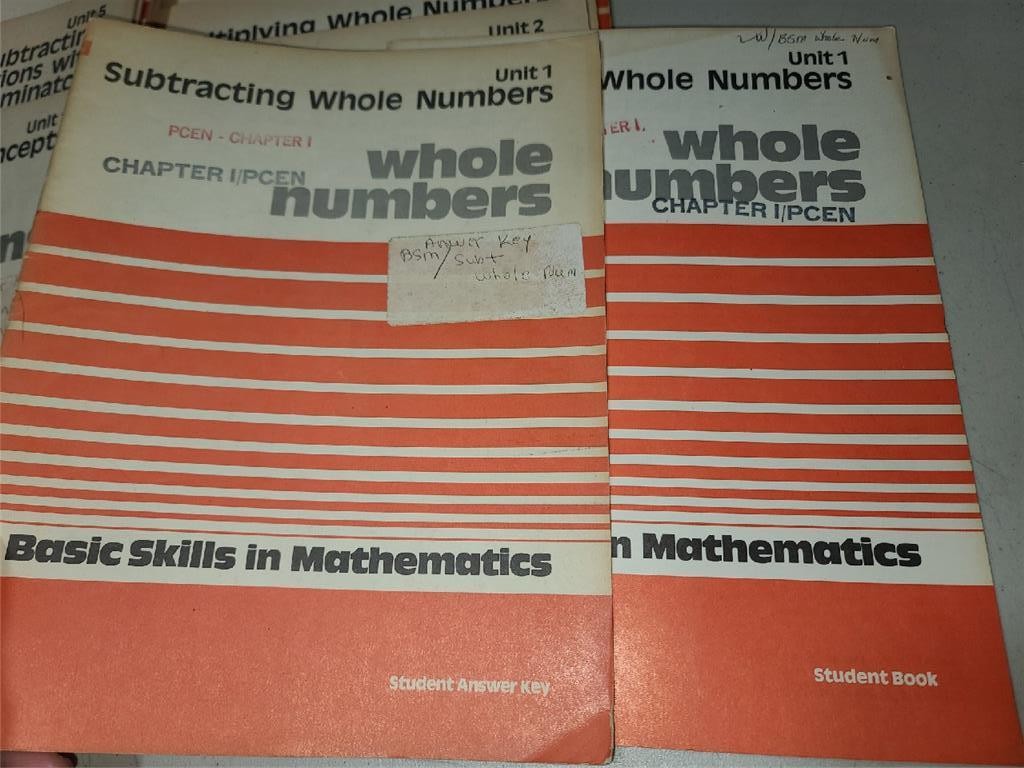 Basic Skills in Mathematics – Student & Answer Key Books – Allyn and Bacon