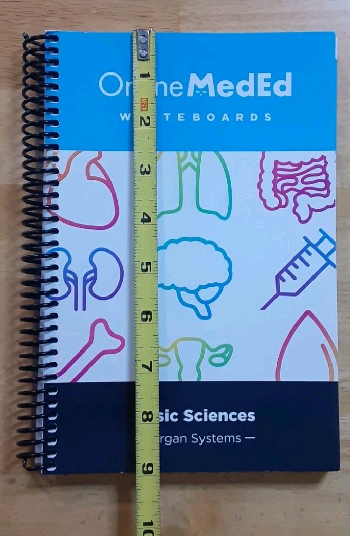 OnlineMedEd Basic Sciences Whiteboards: Organ Systems Spiral Paperback