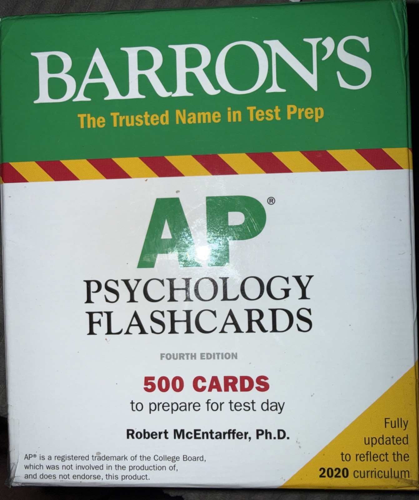 Barron&rsquo;s Ap Prep Ser.: AP Psychology Flashcards by Robert McEntarffer and…
