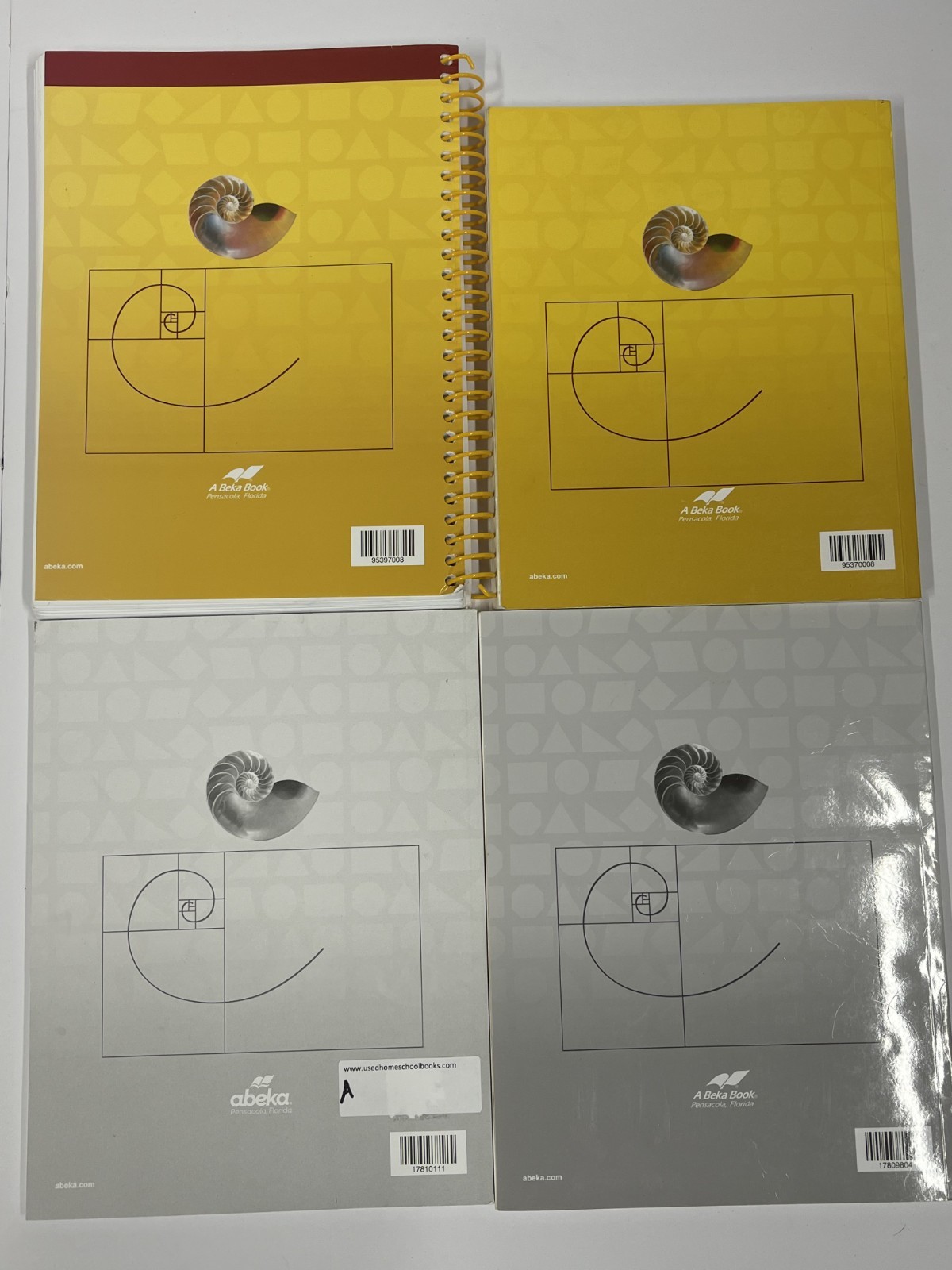 Abeka Geometry Set Current parent student key homeschool math READ