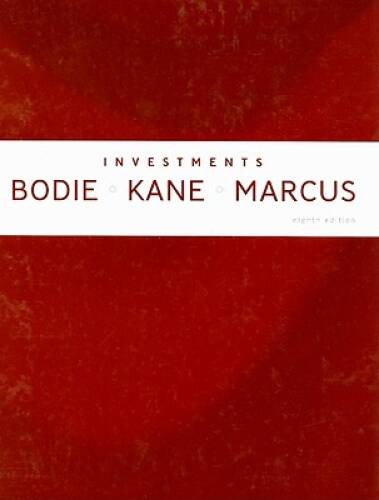 Investments 8th Edition – Hardcover By Bodie, Zvi – GOOD