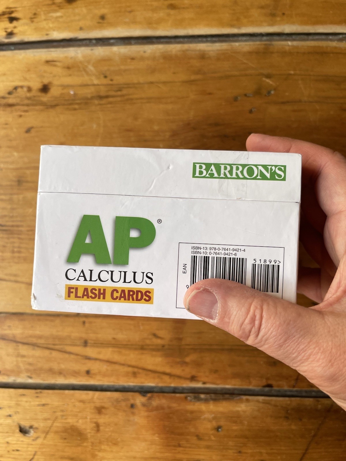 Barron&rsquo;s AP Calculus Flash Cards: Covers Calculus AB and BC topics (Barron&rsquo;s: ..
