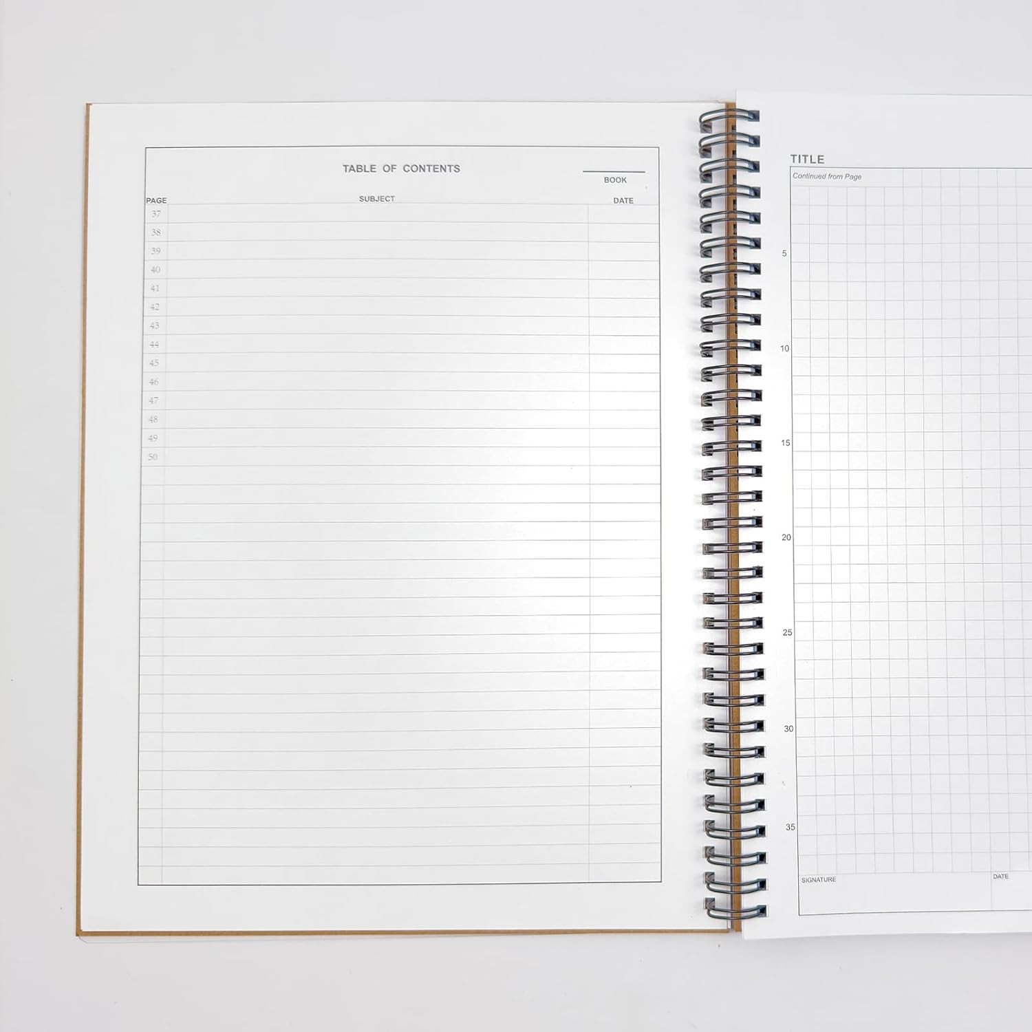 Carbonless Lab Notebook (Scientific Grid Format), 8.5 » X 11 », 50 Sets of Pages