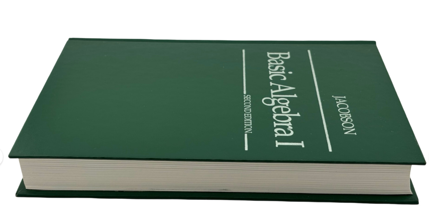 Basic Algebra & Basic Algebra II Hardcover Books By Nathan Jacobson Very Good