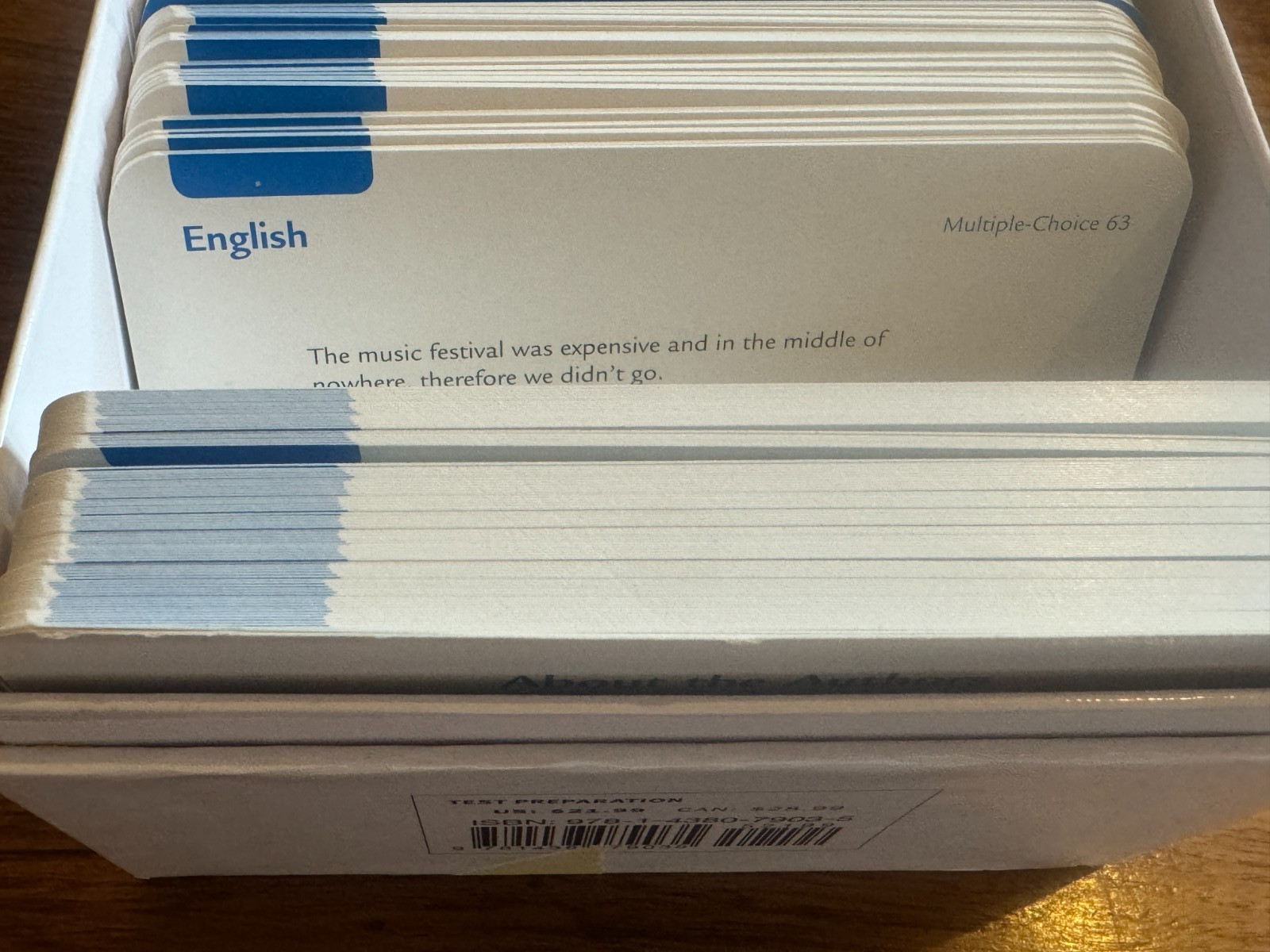 ACT Flashcards Barron&rsquo;s Test Prep Third Edition College Entrance Test Prep
