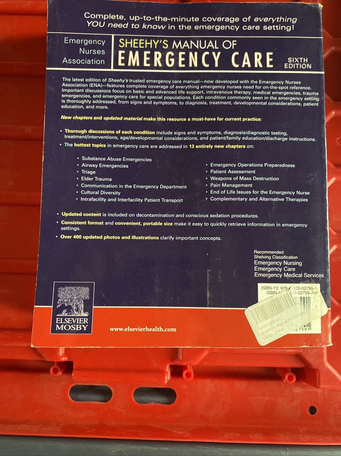 Sheehy&rsquo;s Manual of Emergency Care by Emergency Nurses Association Staff…