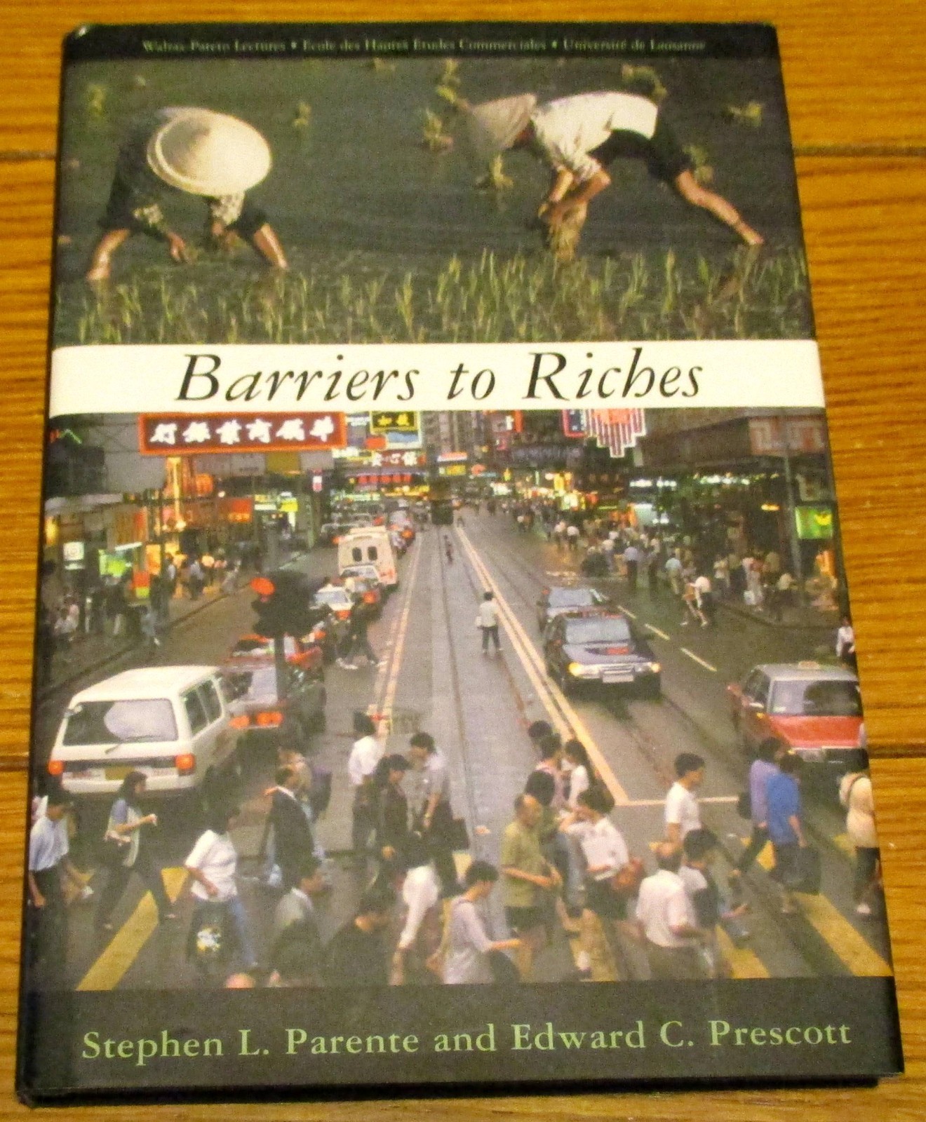 2000 Barriers to Riches by Edward C. Prescott SIGNED Hardcover Book D/J