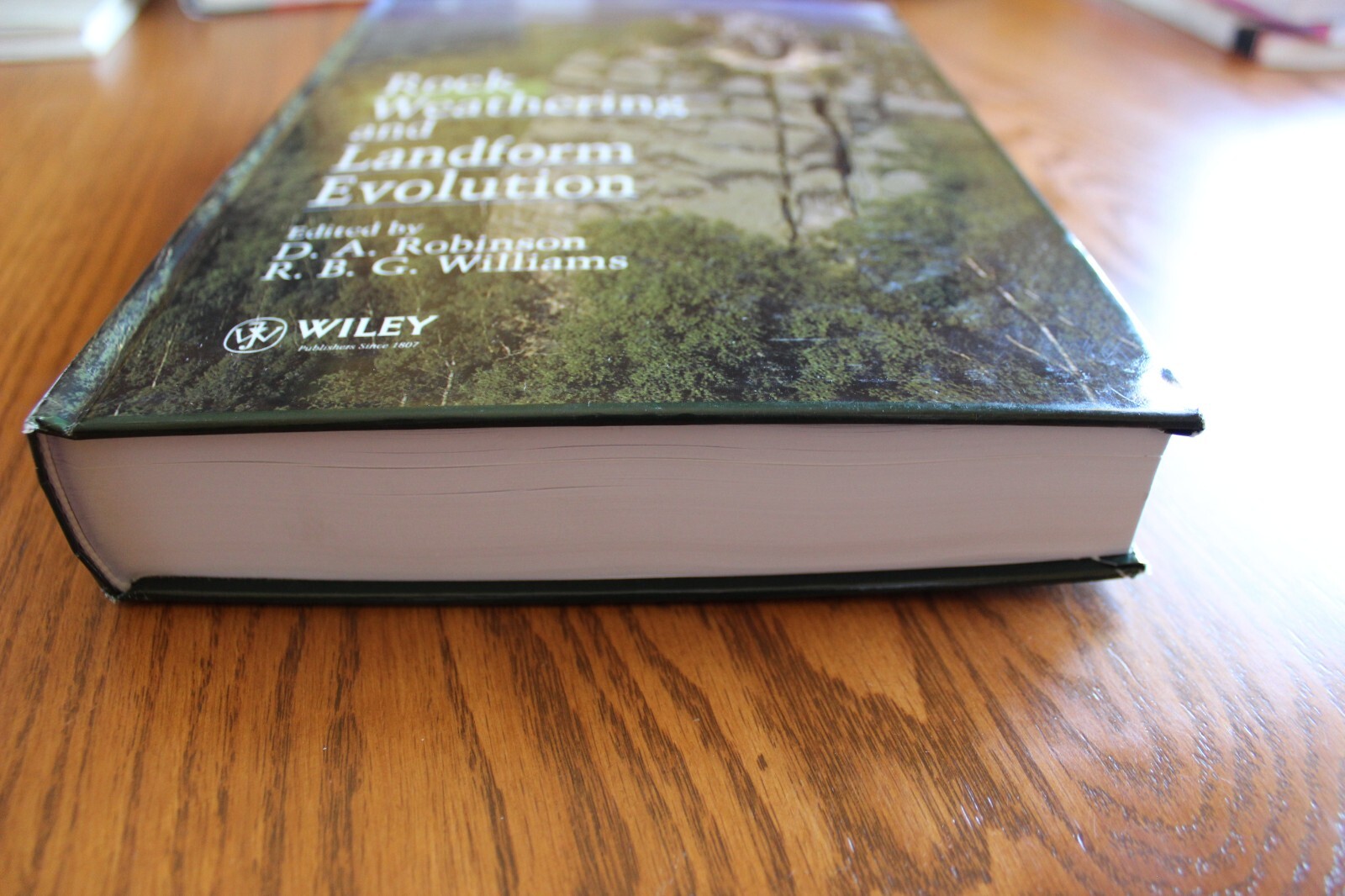 Rock Weathering and Landform Evolution Edited by D.A. Robinson Wiley Pub HB