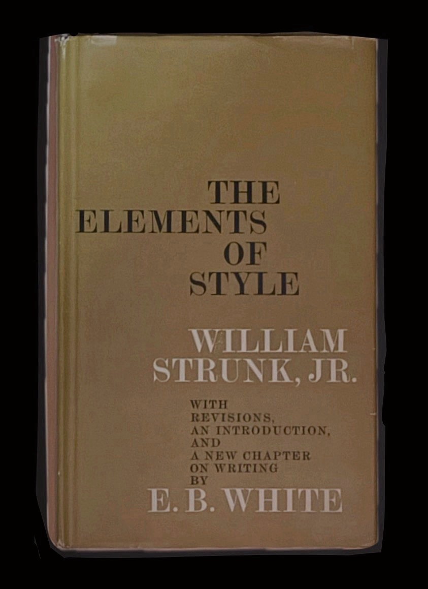 Vintage 1959 Edition of The Elements of Style William Strunk Jr. HBDJ