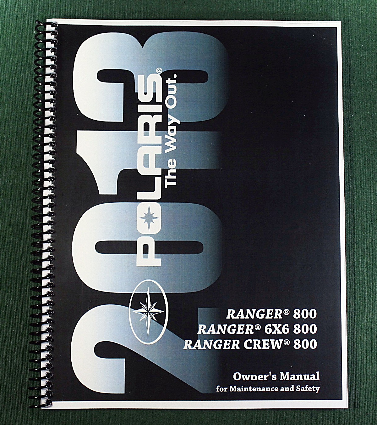 2013 Polaris Ranger 800 Owner&rsquo;s Manual: 100 Pages & Protective Covers!