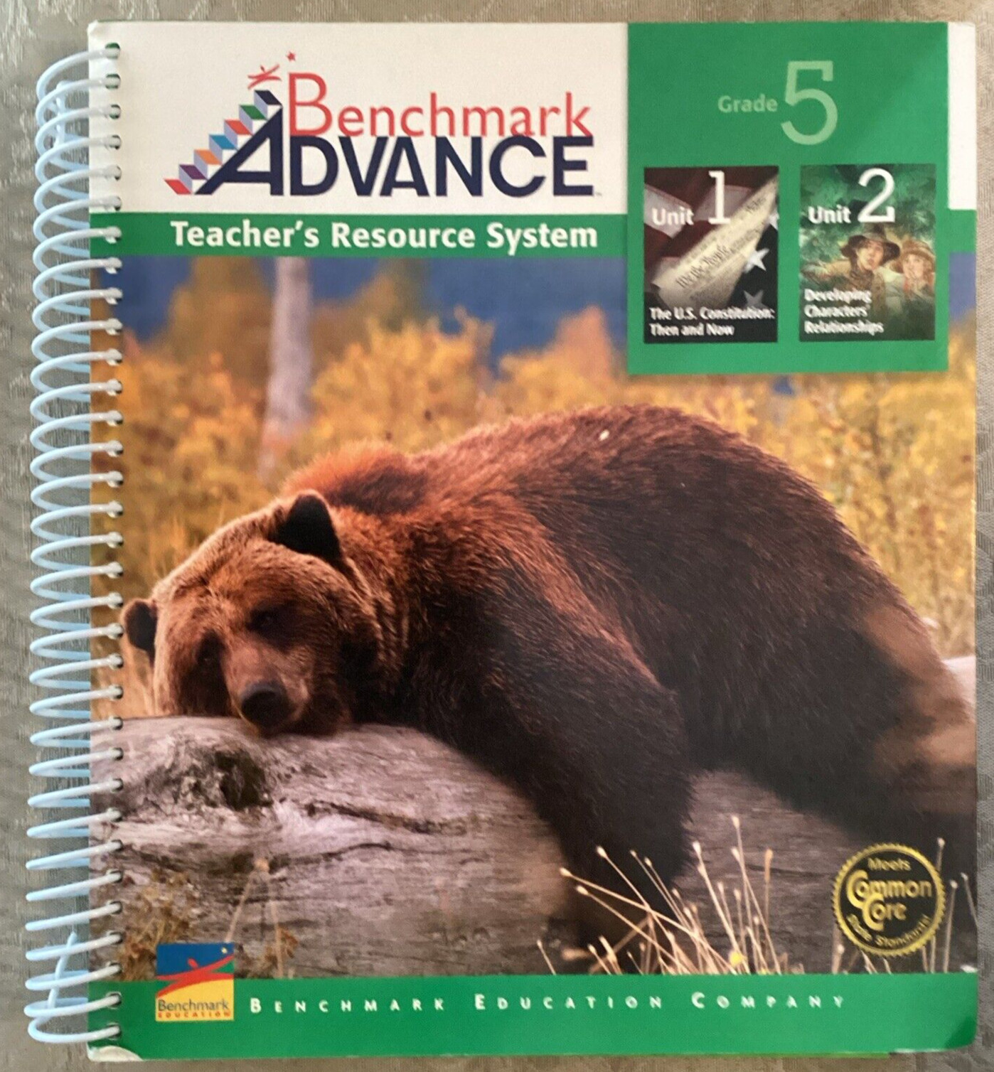 Benchmark Advance Teacher Resource Grade 5 Units 1 2 Constitution& Relationships