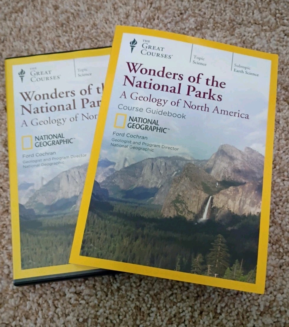 Great Courses Wonders of the National Parks Guidebook and 6 DVDs