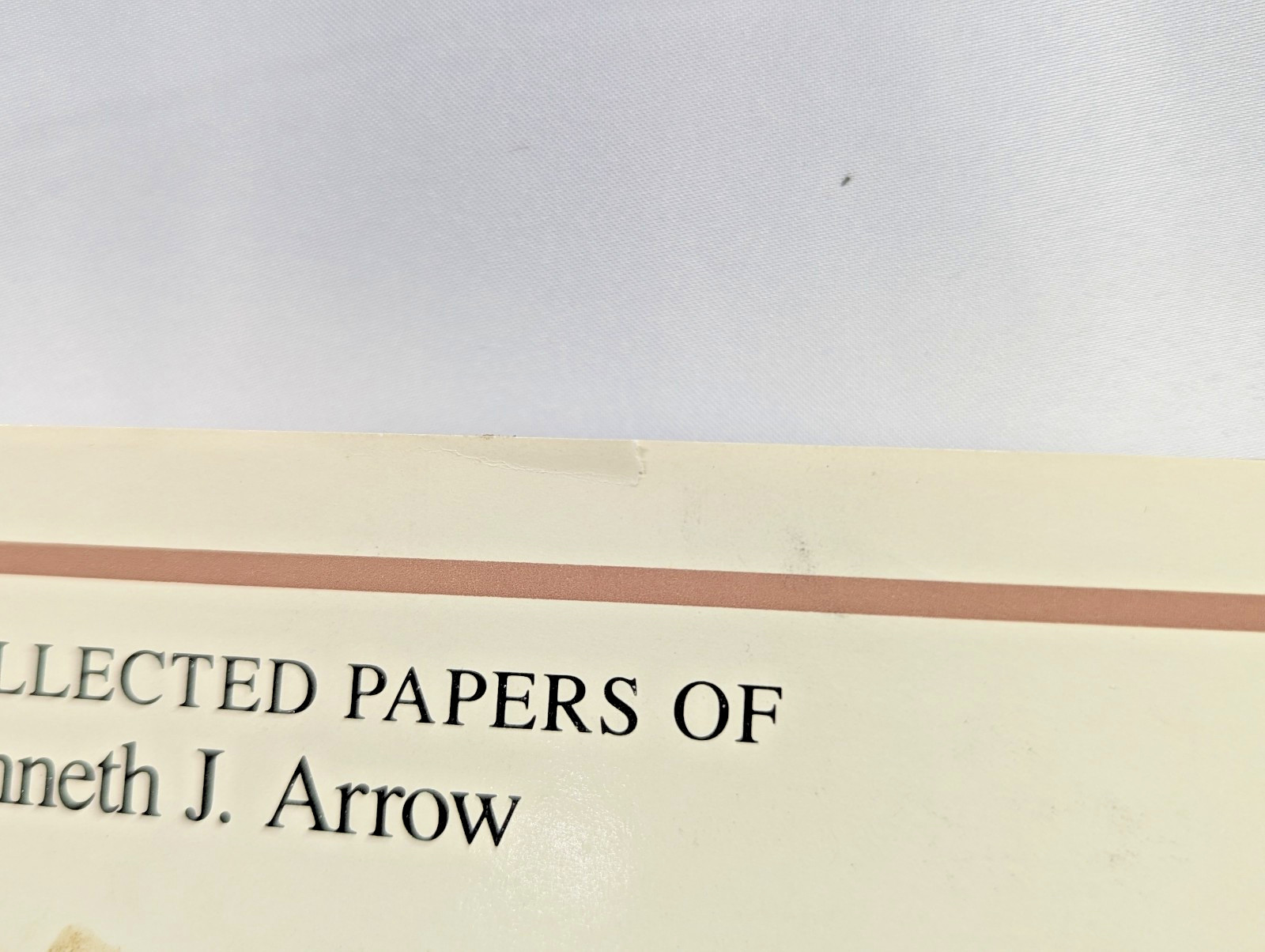 Applied Economics 6 Collected Papers of Kenneth J Arrow 1985 HC Free Shipping