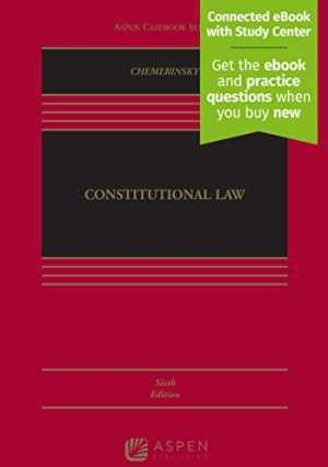 Constitutional Law [Connected – Hardcover, by Erwin Chemerinsky – Acceptable h