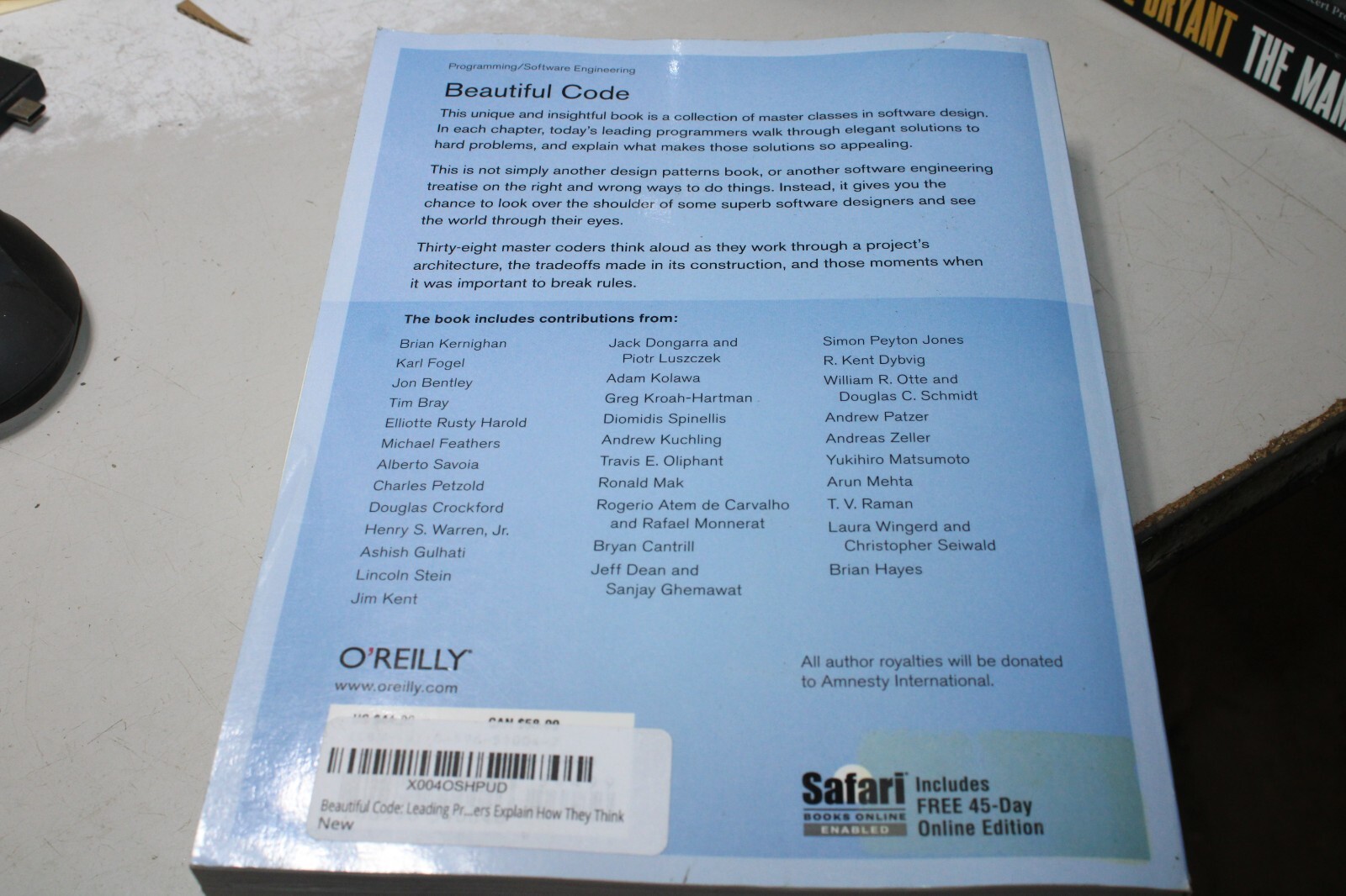 Andy Oram Beautiful Code (Paperback) Theory in Practice (O&rsquo;Reilly)